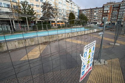 Evolución de los trabajos de remodelación del parque Félix Rodríguez de la Fuente, hasta inicios de febrero.