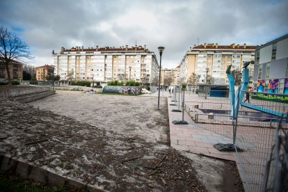 Evolución de los trabajos de remodelación del parque Félix Rodríguez de la Fuente, hasta inicios de febrero.