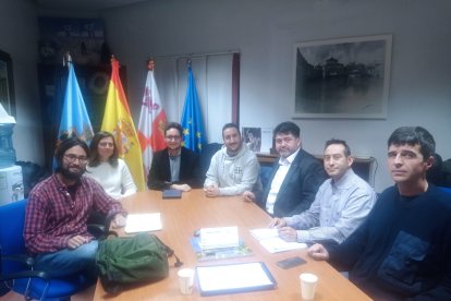 Imagen de la reunión celebrada para impulsar la Empresa Municipal de Servicios en Aranda