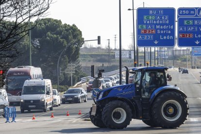 Tractorada multitudinaria en Burgos.