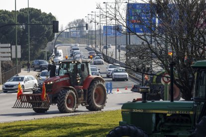 Tractorada multitudinaria en Burgos.