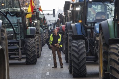Tractorada multitudinaria en Burgos.