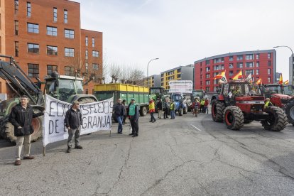 Tractorada multitudinaria en Burgos.