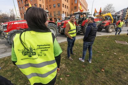 Tractorada multitudinaria en Burgos.