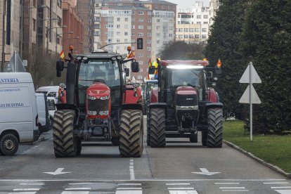 Tractorada multitudinaria en Burgos.