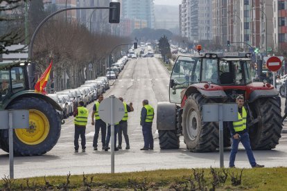 Tractorada multitudinaria en Burgos.
