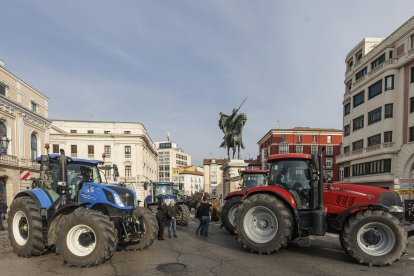 Tractorada multitudinaria en Burgos.