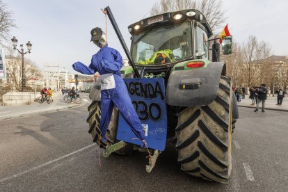 Tractorada multitudinaria en Burgos.