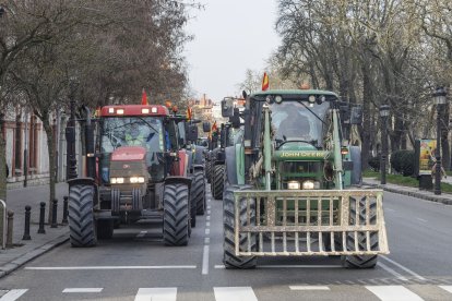 Tractorada multitudinaria en Burgos.