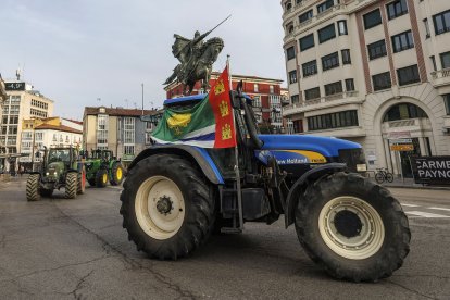 Tractorada multitudinaria en Burgos.