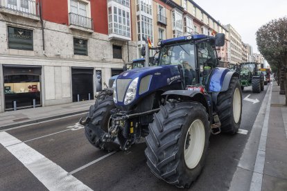 Tractorada multitudinaria en Burgos.