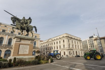 Tractorada multitudinaria en Burgos.