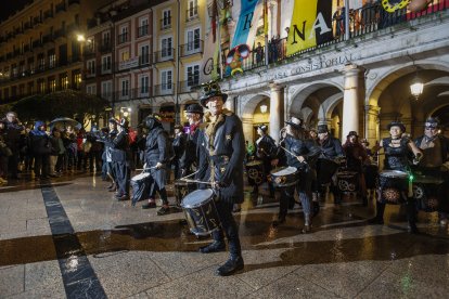 Instante del arranque del Carnaval de Burgos 2024.