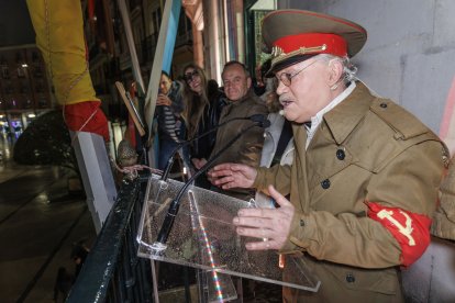 Instante del arranque del Carnaval de Burgos 2024.