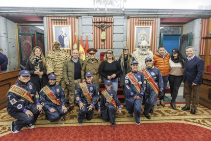 Instante del arranque del Carnaval de Burgos 2024.
