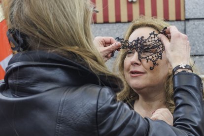 Instante del arranque del Carnaval de Burgos 2024.