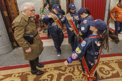 Instante del arranque del Carnaval de Burgos 2024.