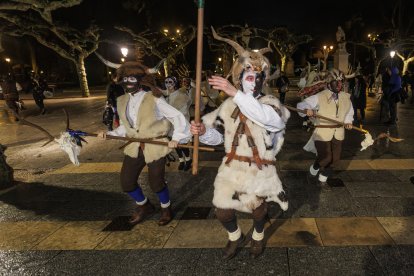 Instante del arranque del Carnaval de Burgos 2024.