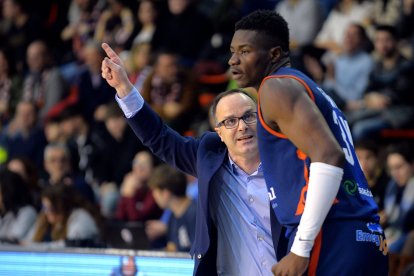 Imagen del partido entre el Tizona y el Guuk Gipuzkoa.