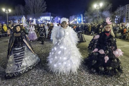 Instante del desfile de Carnaval.