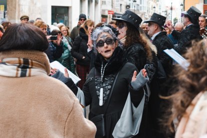 Instantánea del Carnaval de Burgos 2024.