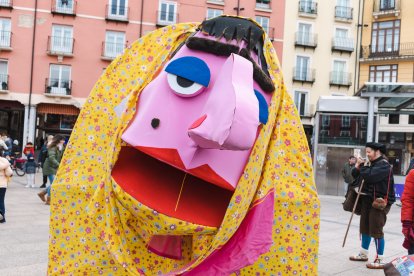 Instantánea del Carnaval de Burgos 2024.