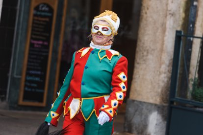 Instantánea del Carnaval de Burgos 2024.