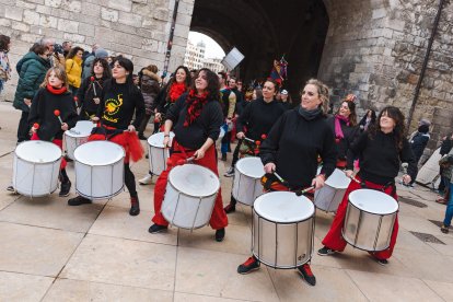 Instantánea del Carnaval de Burgos 2024.