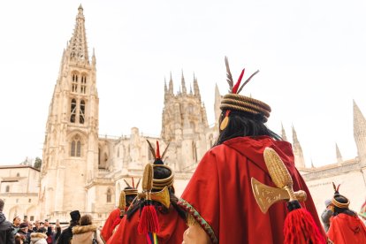 Instantánea del Carnaval de Burgos 2024.