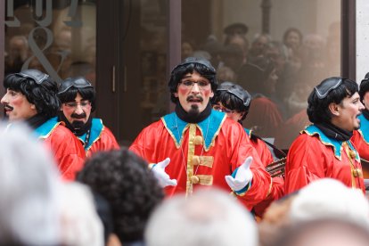 Instantánea del Carnaval de Burgos 2024.