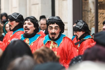 Instantánea del Carnaval de Burgos 2024.