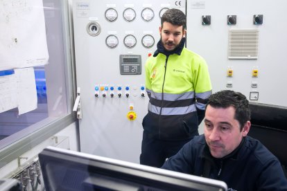 Esta es la oficina desde donde se activan las válvulas de absorción de los residuos.