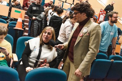 Un momento de la última edición de la First Lego League, en la Escuela Politécnica Superior de La Milanera.