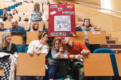 Un momento de la última edición de la First Lego League, en la Escuela Politécnica Superior de La Milanera.