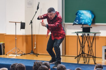 Un momento de la última edición de la First Lego League, en la Escuela Politécnica Superior de La Milanera.