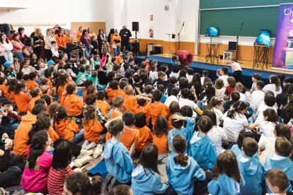 Un momento de la última edición de la First Lego League, en la Escuela Politécnica Superior de La Milanera.