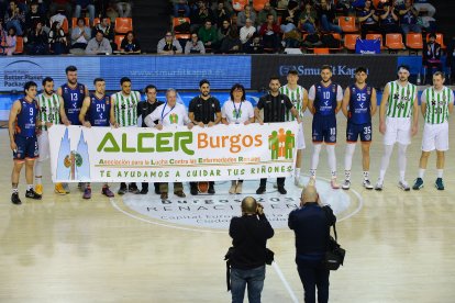Imagen del partido entre el Tizona y el Betis.