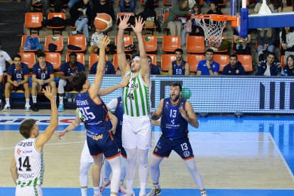 Imagen del partido entre el Tizona y el Betis.