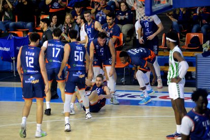 Imagen del partido entre el Tizona y el Betis.