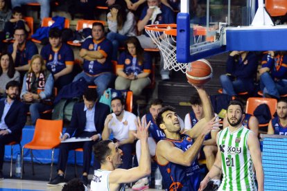 Imagen del partido entre el Tizona y el Betis.
