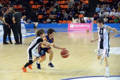 Imagen del partido entre el Tizona y el Betis.