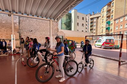 Jornadas de Seguridad Vial en el colegio Vera Cruz de Aranda