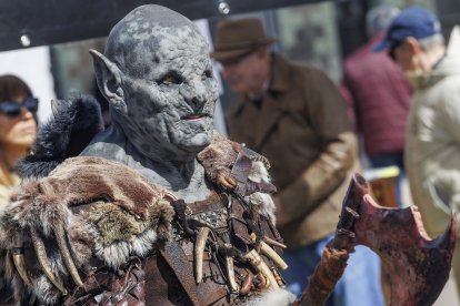 Un trol en el Mercado Medieval de Gamonal.
