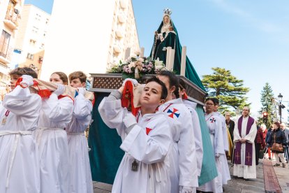 Imagen de la procesión infantil.