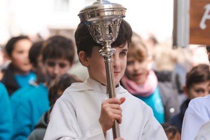 Imagen de la procesión infantil.