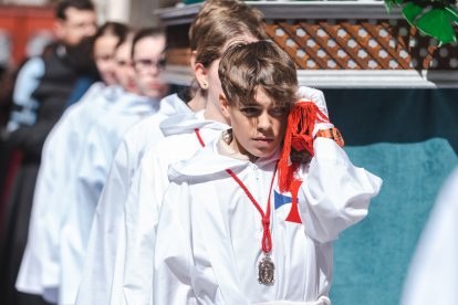 Imagen de la procesión infantil.