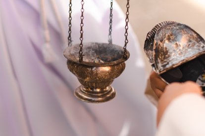 Imagen de la procesión infantil.