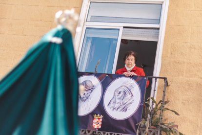 Imagen de la procesión infantil.