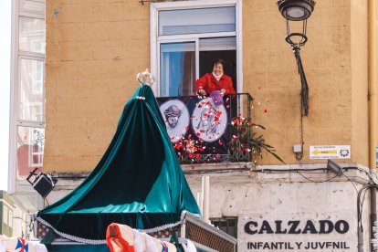 Imagen de la procesión infantil.