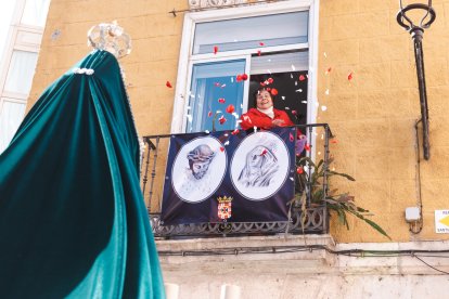 Imagen de la procesión infantil.